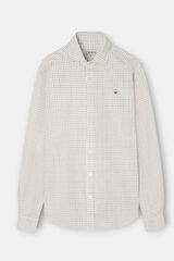 Silbon Camisa esportiva xadrez bicolor Multicolorido