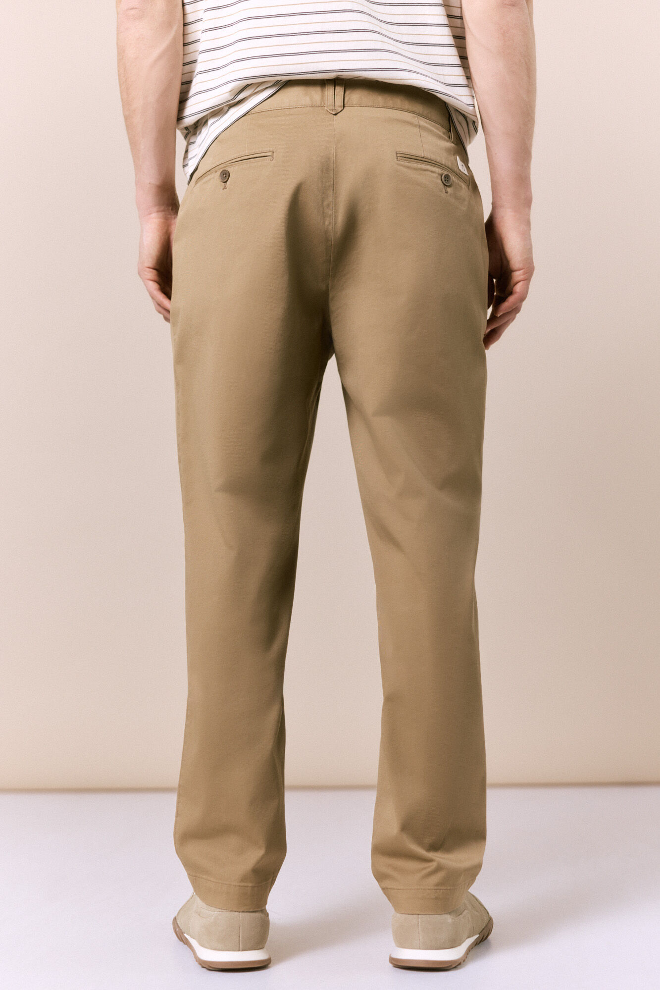 OOTO Cotton co-ord suit trousers Camel