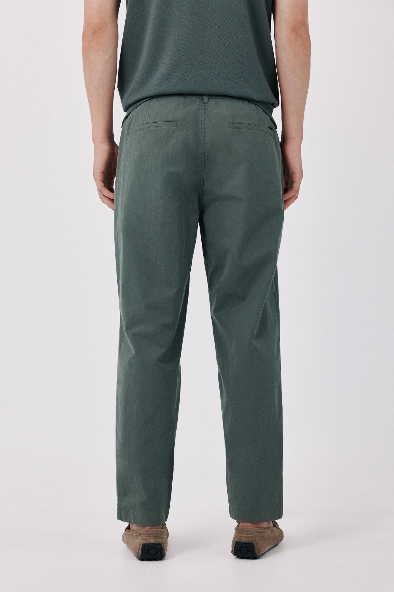 Cortefiel Lightweight regular jogger Kaki