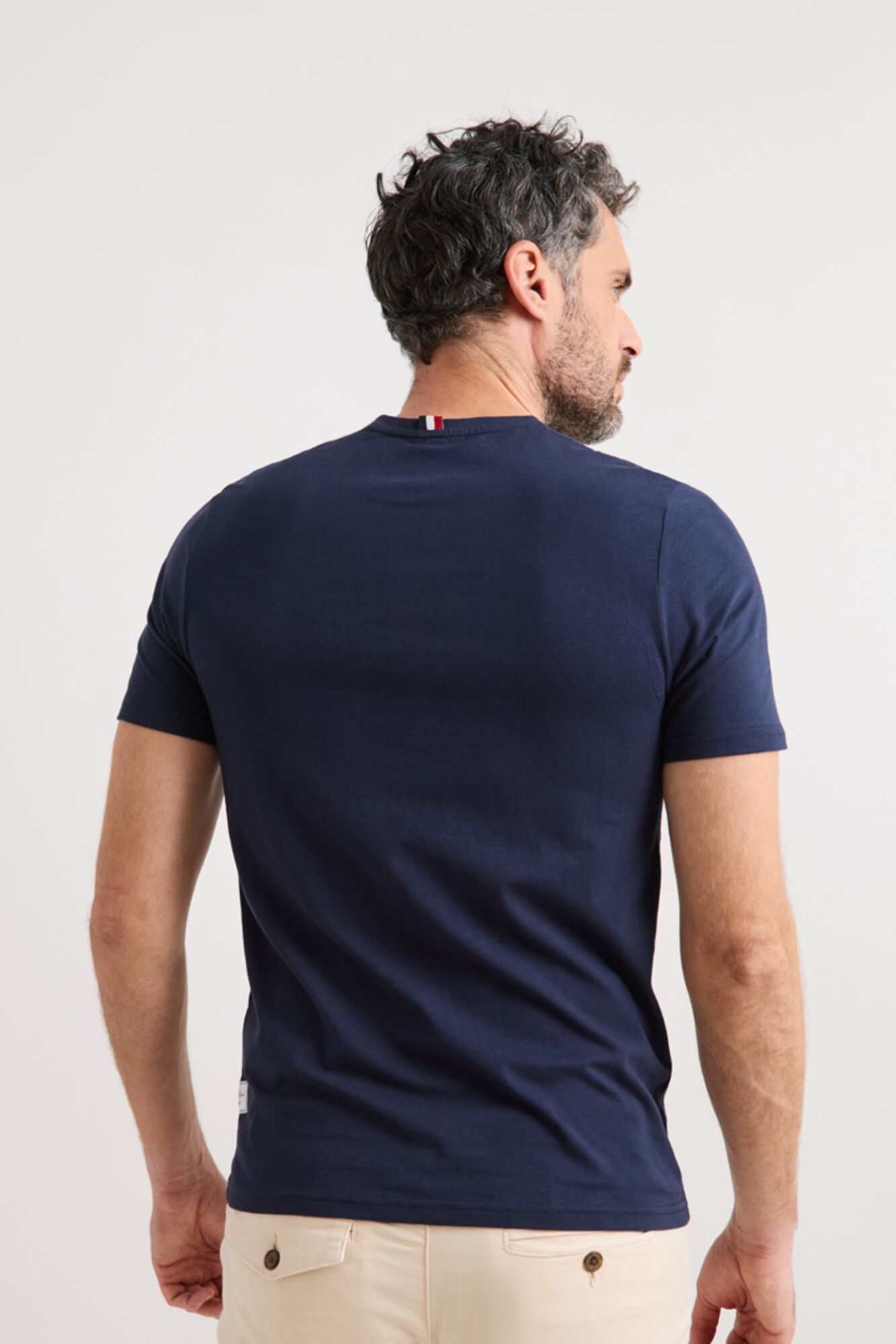 Williot Patch logo T-shirt Navy