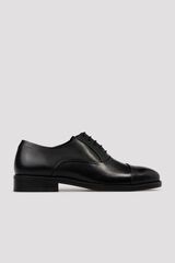 Cortefiel Sapato Oxford de vestir Preto