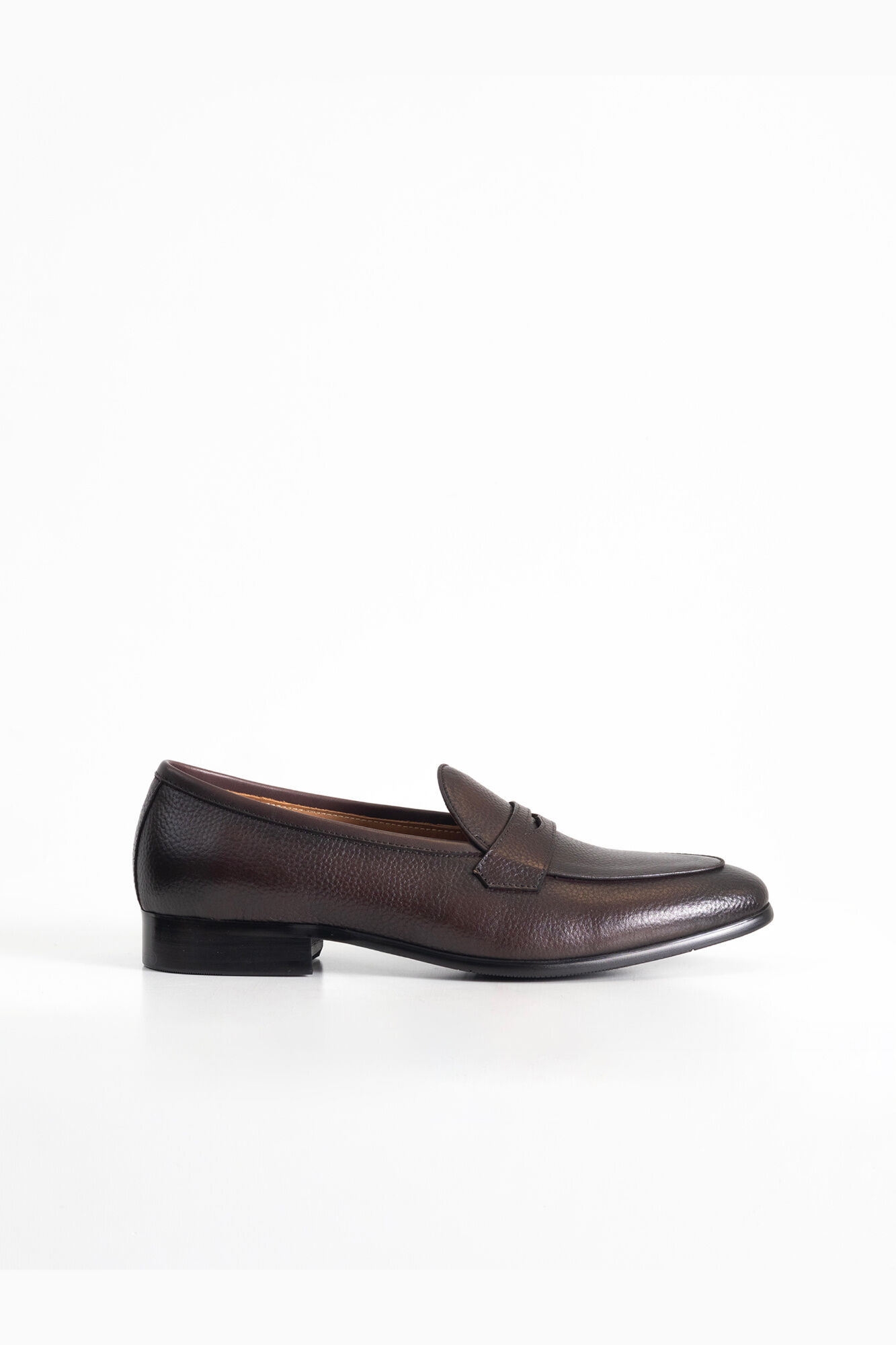 PuroEGO Mocassim em pele grain antifaz