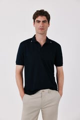Cortefiel Polo COOLMAX&reg; em piqu&eacute; Preto