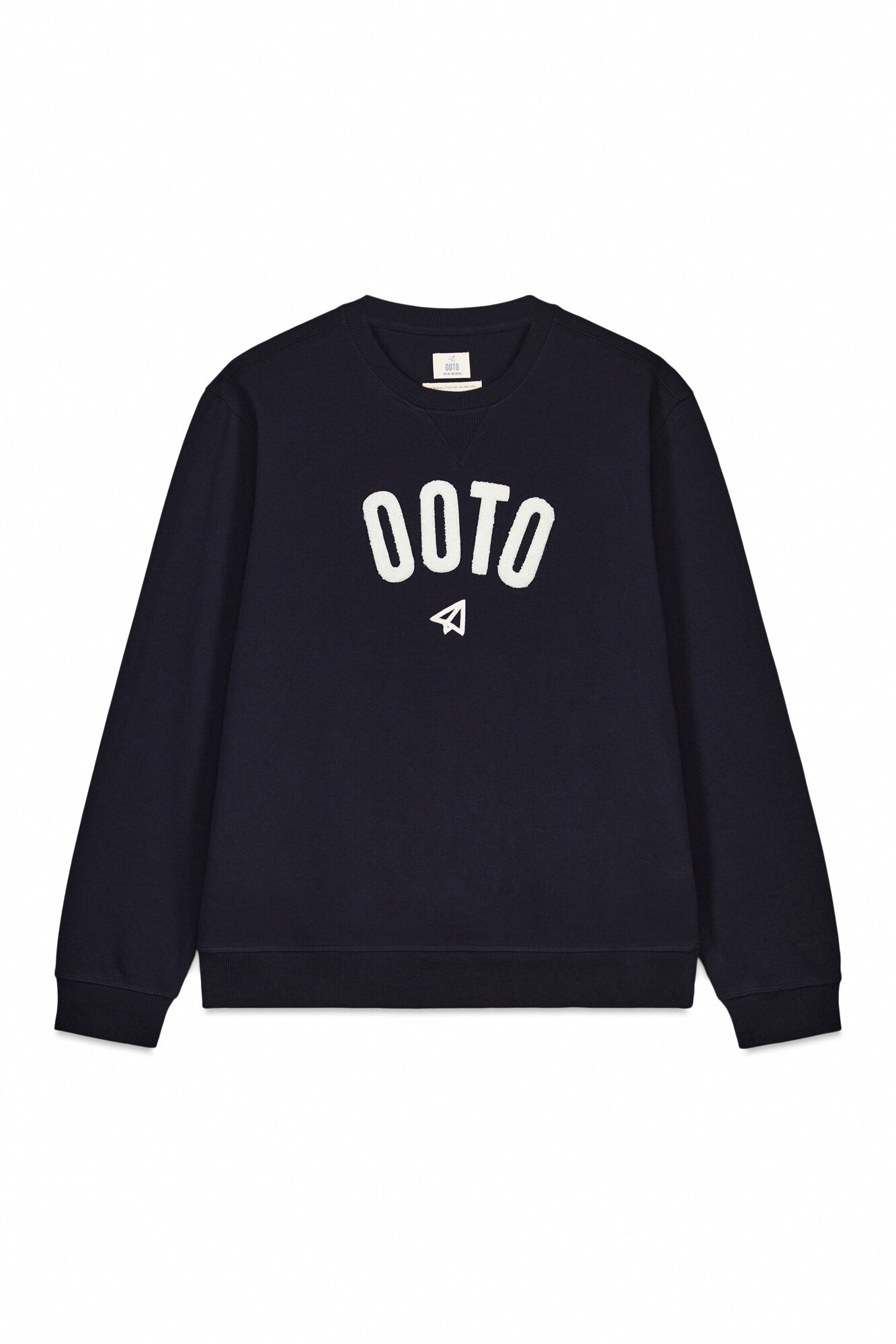 OOTO Sweatshirt logo gola redonda Azul