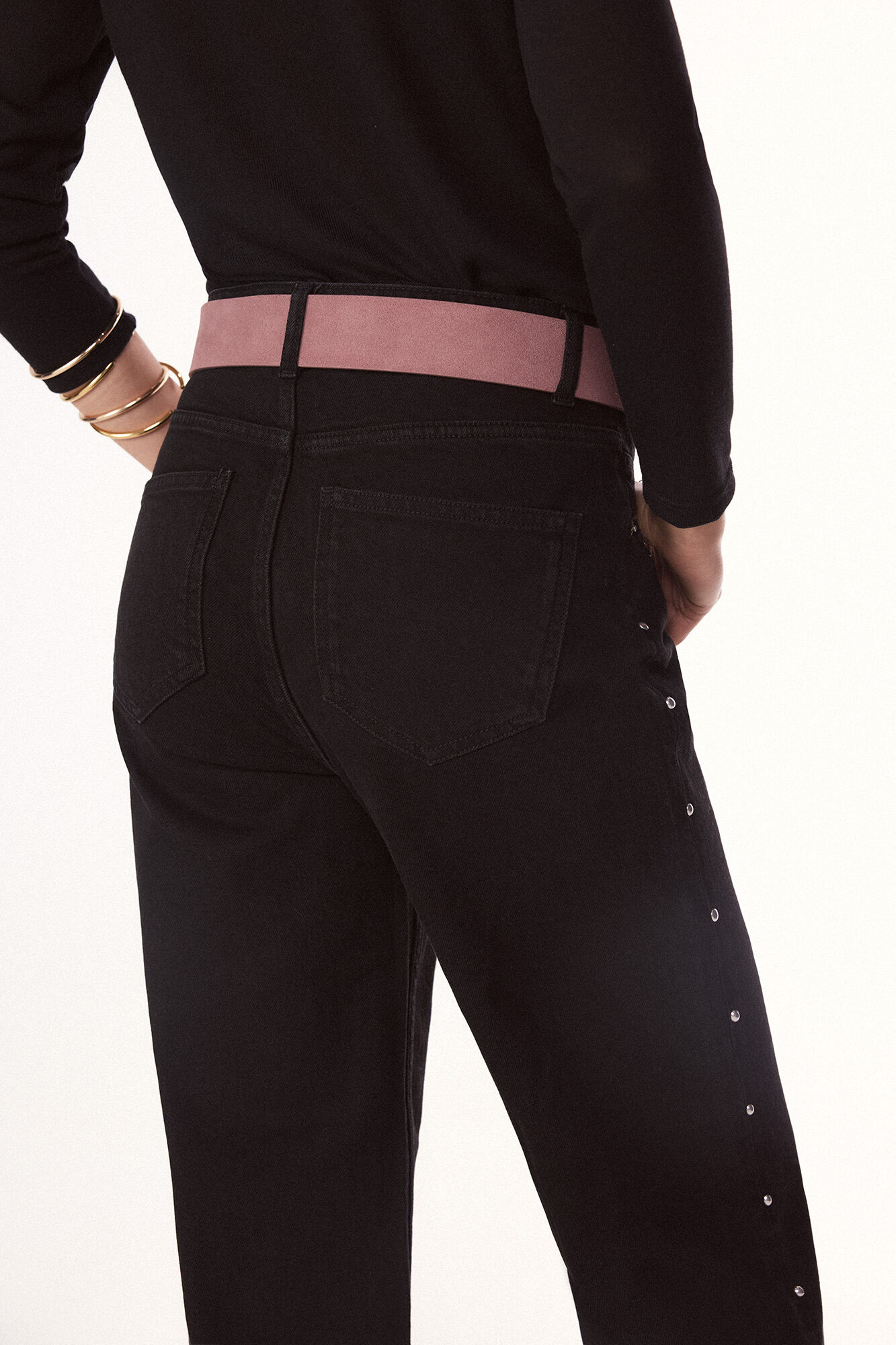Slowlove Studded jeans Black