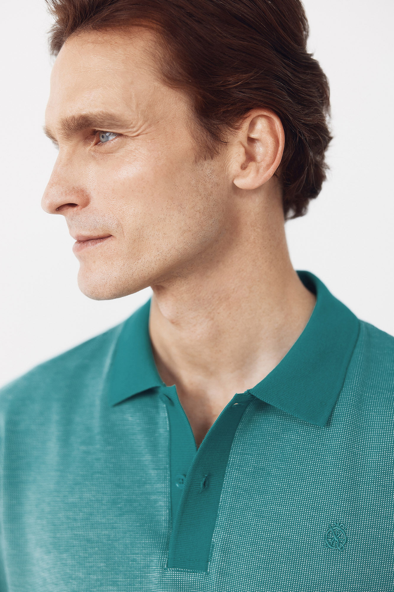 Cortefiel Textured polo shirt