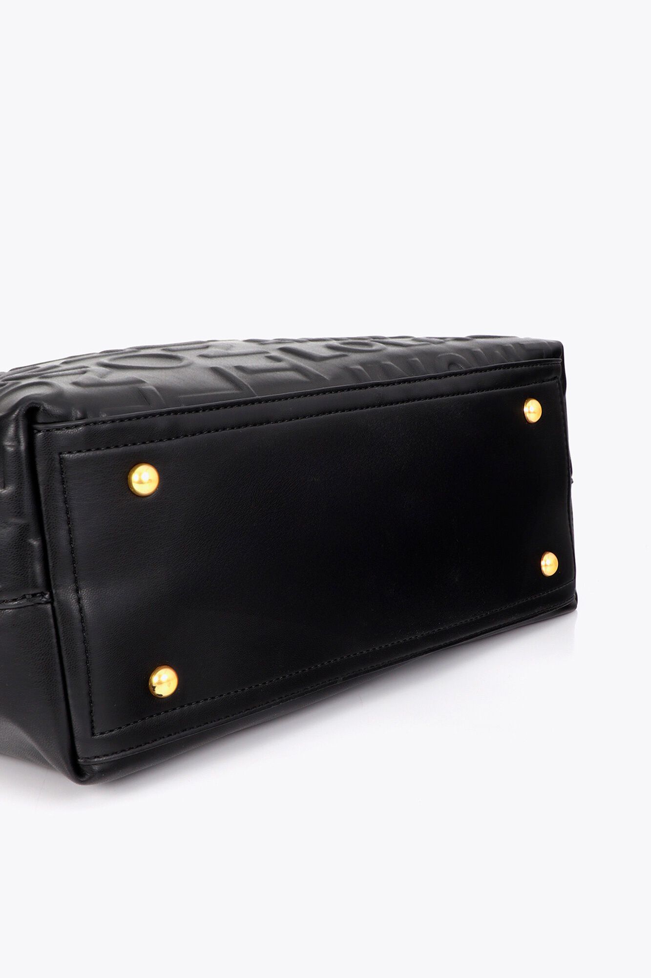 Lola Casademunt Mala tote bag b&aacute;sica monograma Preto