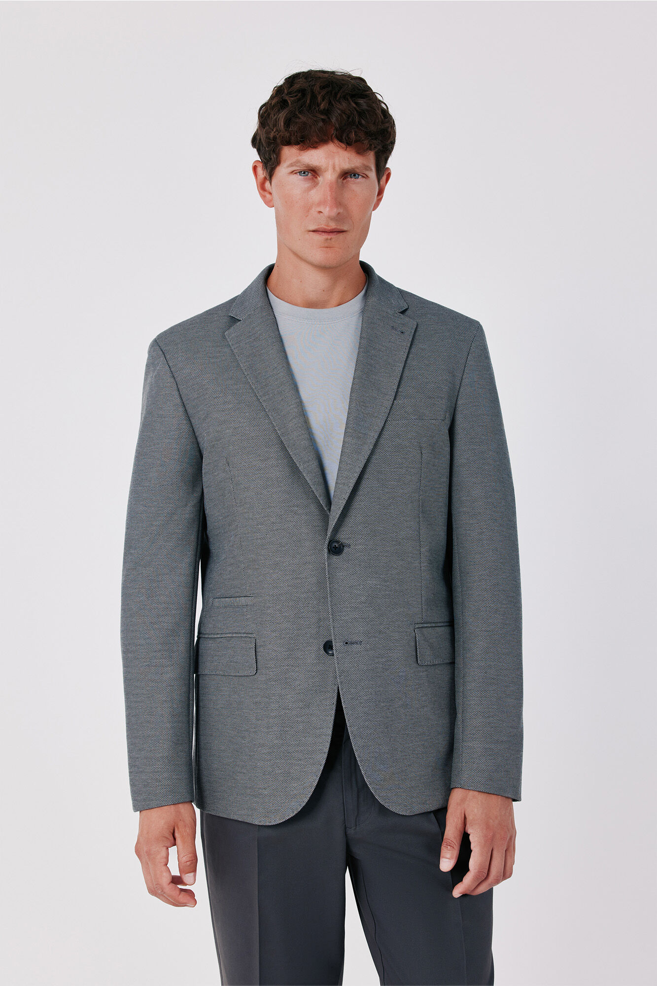 Cortefiel Basic knit blazer