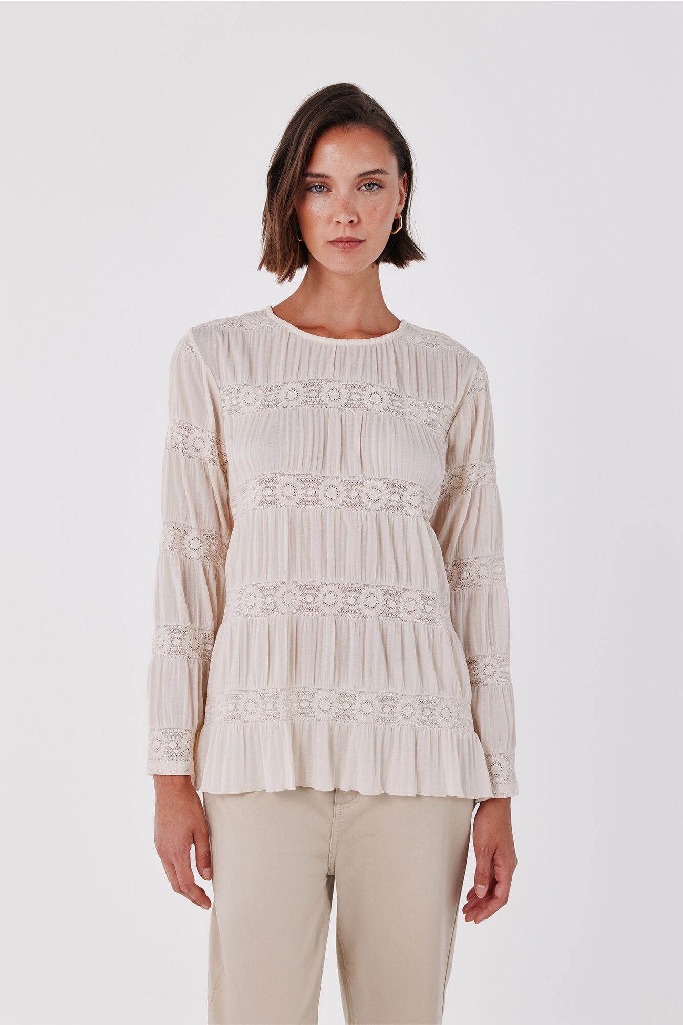 Cortefiel T-shirt fluida floral