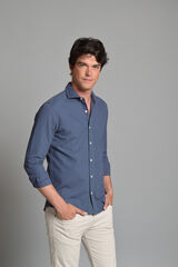 Cloking Camisa Piqu&eacute; Azul