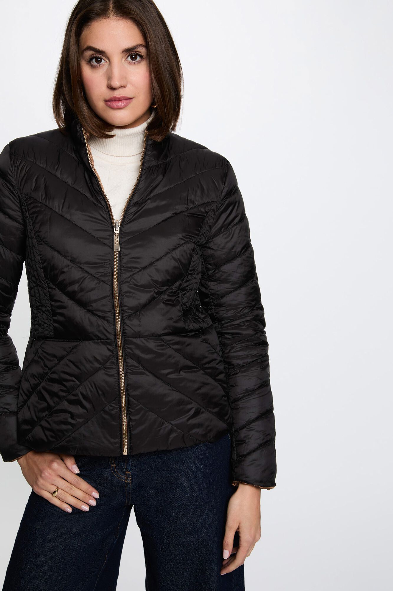 Morgan Plum&iacute;fero reversible satinado