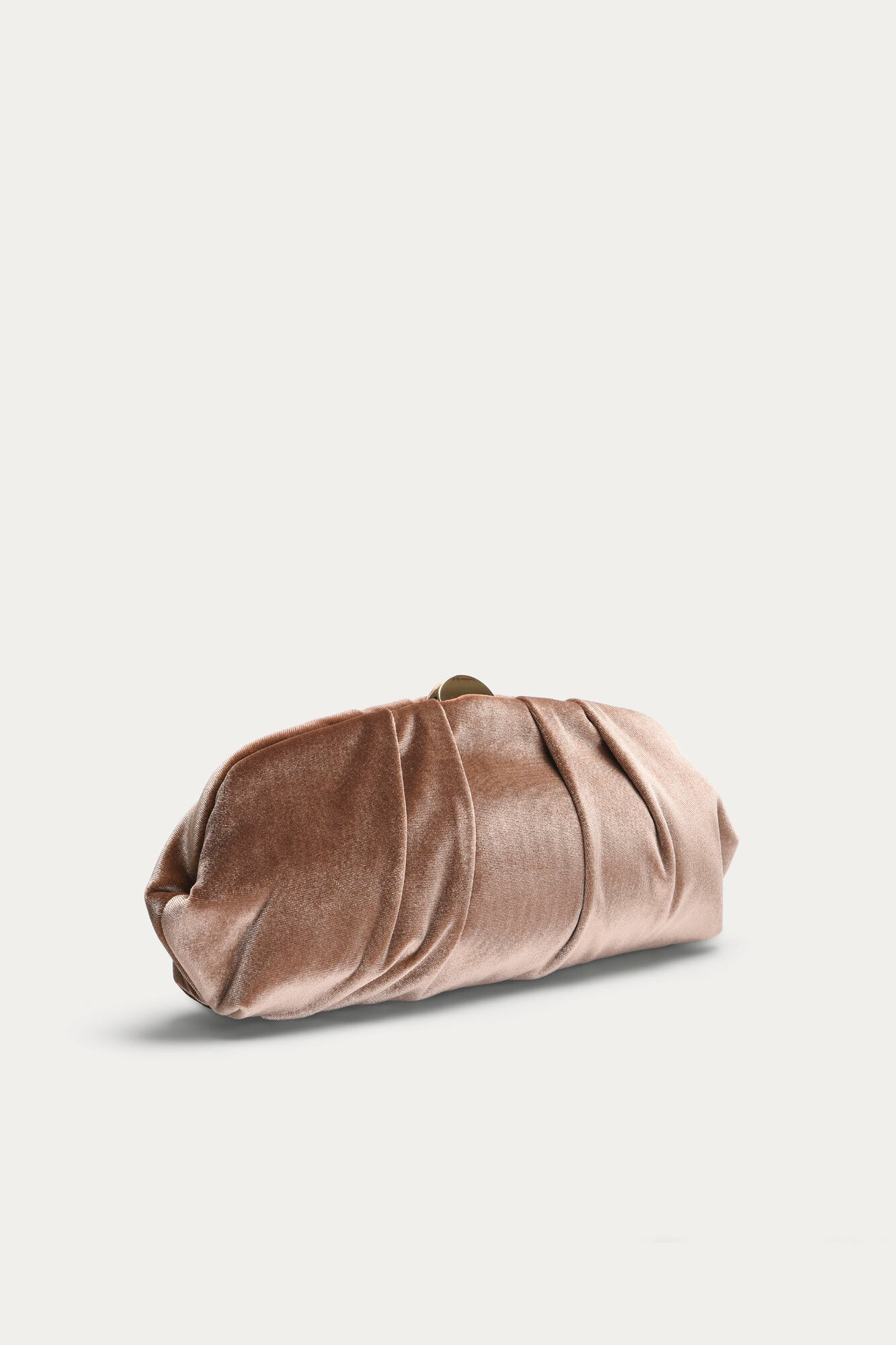Azarey Velvet handbag Nude