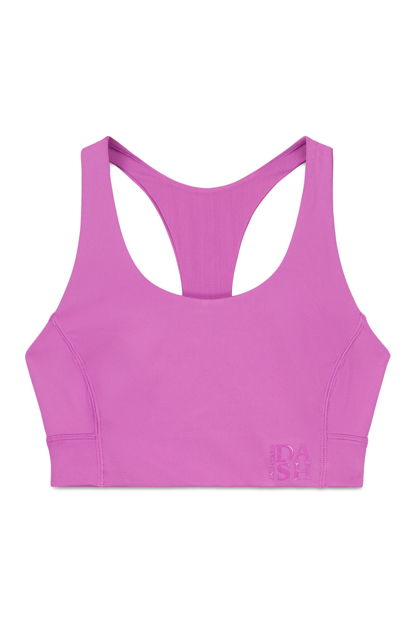 Dash and Stars Soutien desportivo 4D Stretch rosa rosa