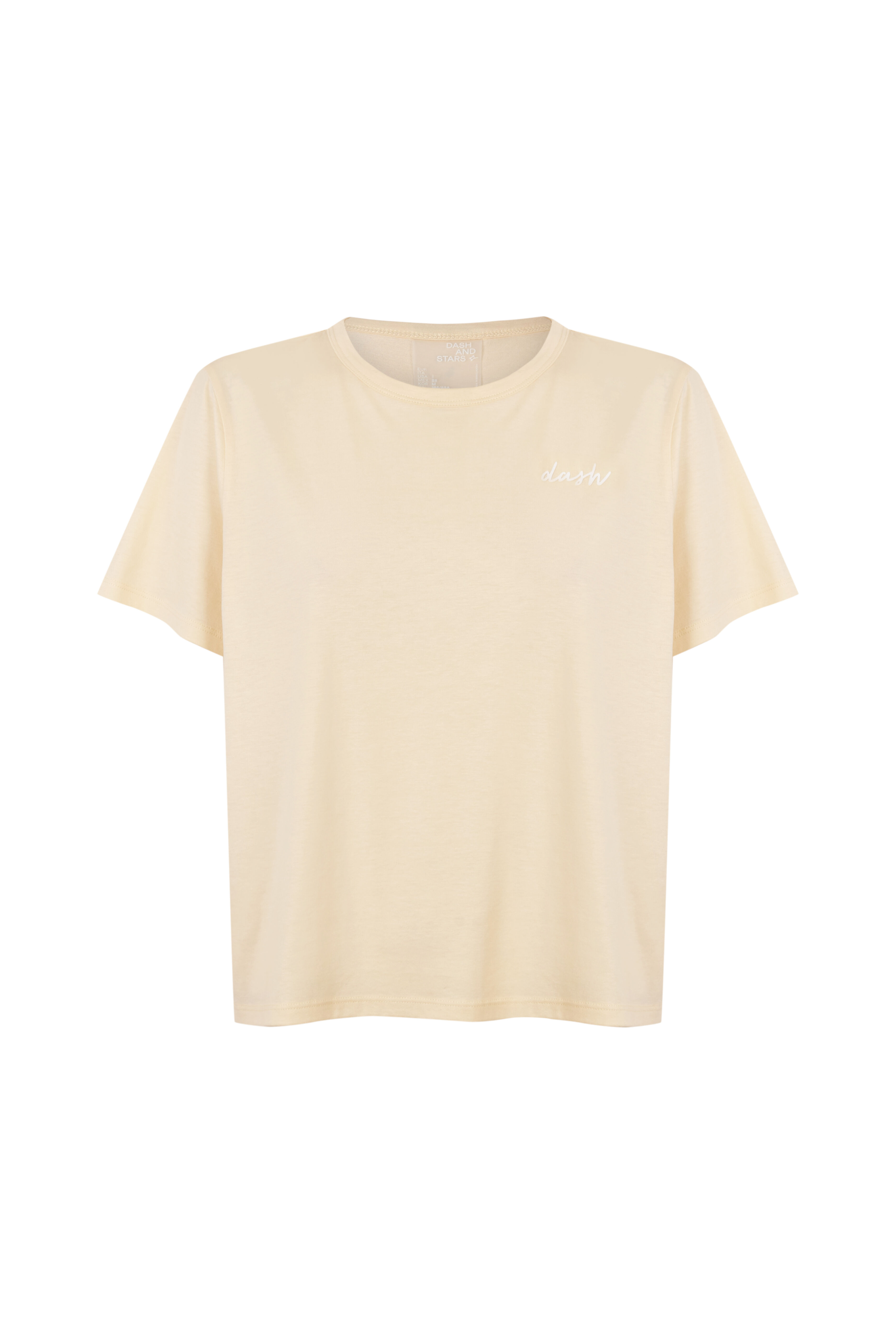 Dash and Stars T-shirt de manga curta extrassuave amarela amarelo