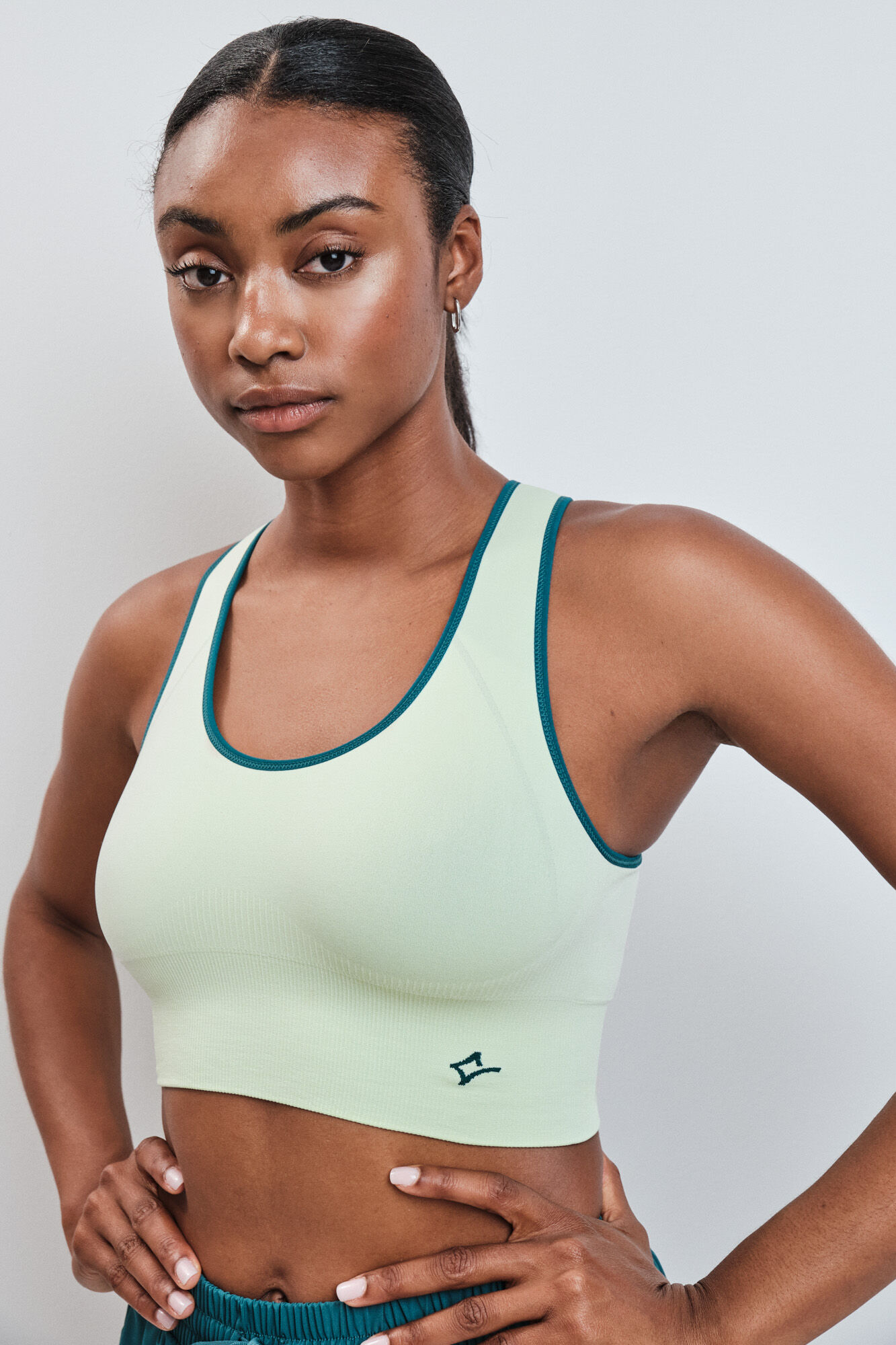 Dash and Stars Soutien desportivo 4D Stretch revers&iacute;vel verde