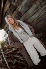 Hoss Intropia Izal.Knit gilet Khaki