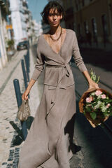 Hoss Intropia Isabetta. Knit cardigan Beige
