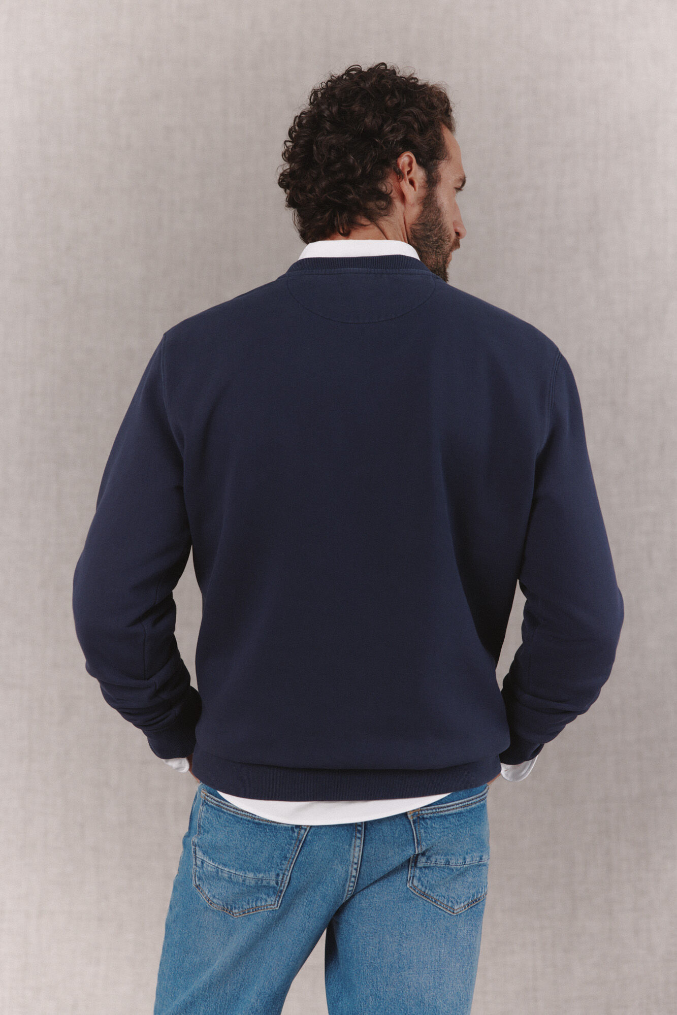 OOTO Sudadera b&aacute;sica Azul marino