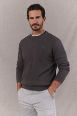 OOTO Basic crew neck jumper Grey