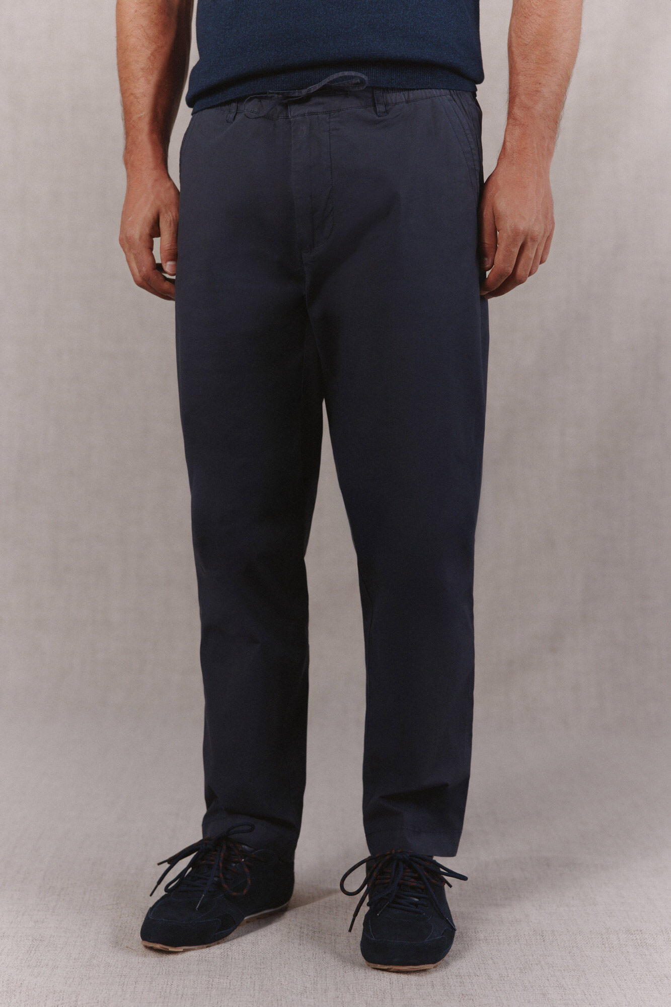 OOTO Light poplin regular chinos