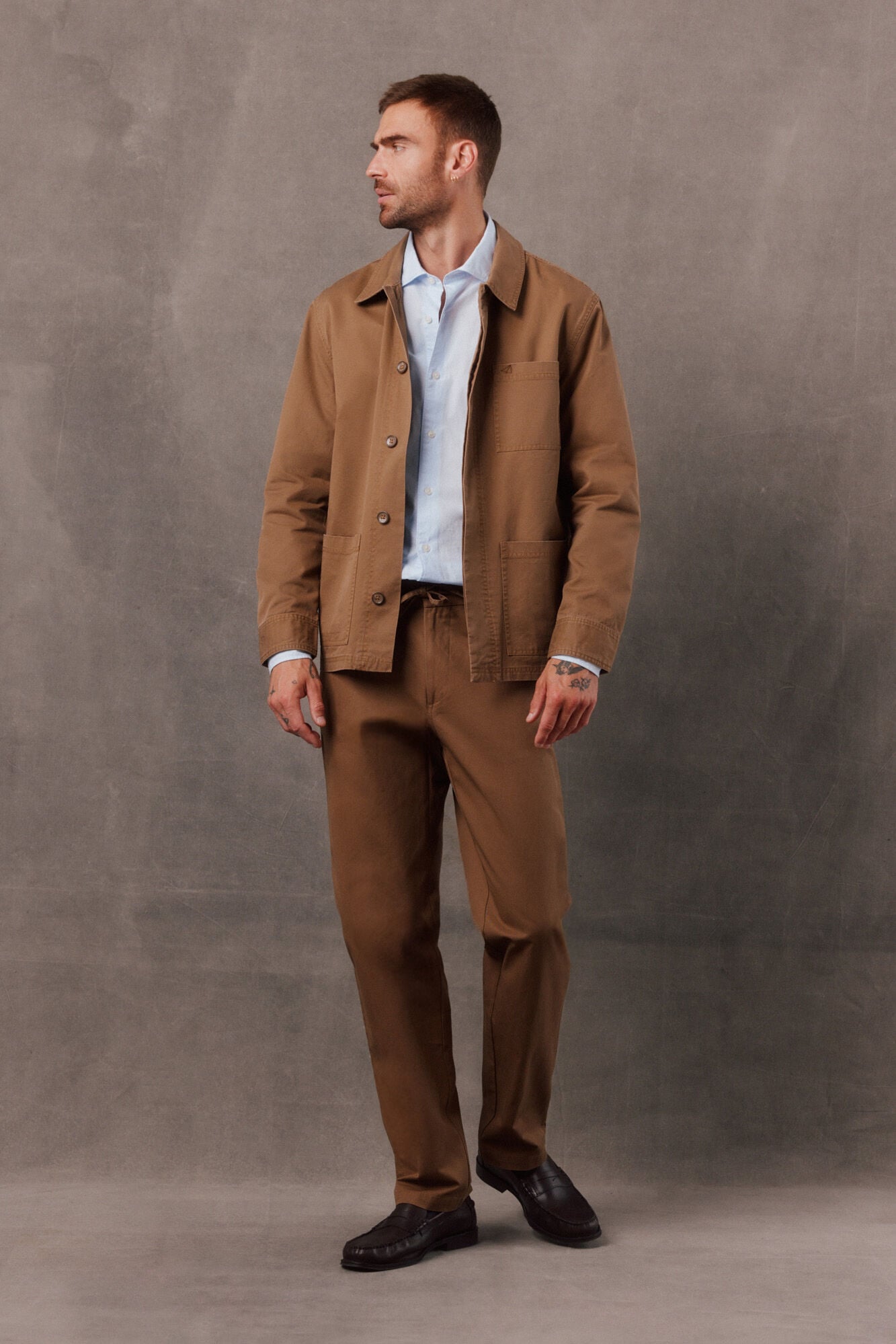 OOTO Regular elasticated chinos