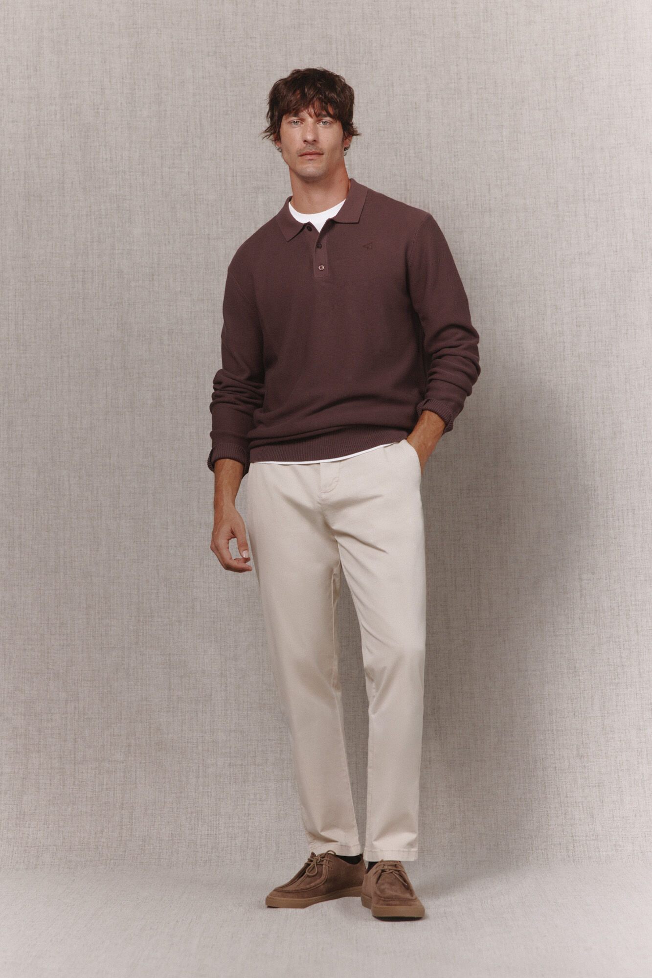 OOTO Jersey algod&oacute;n cuello polo