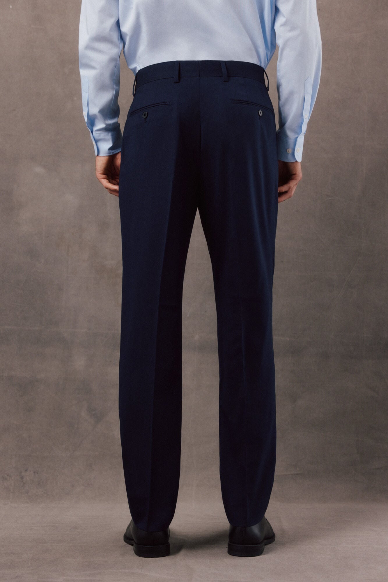 OOTO Cal&ccedil;a de fato em panam&aacute; navy Azul