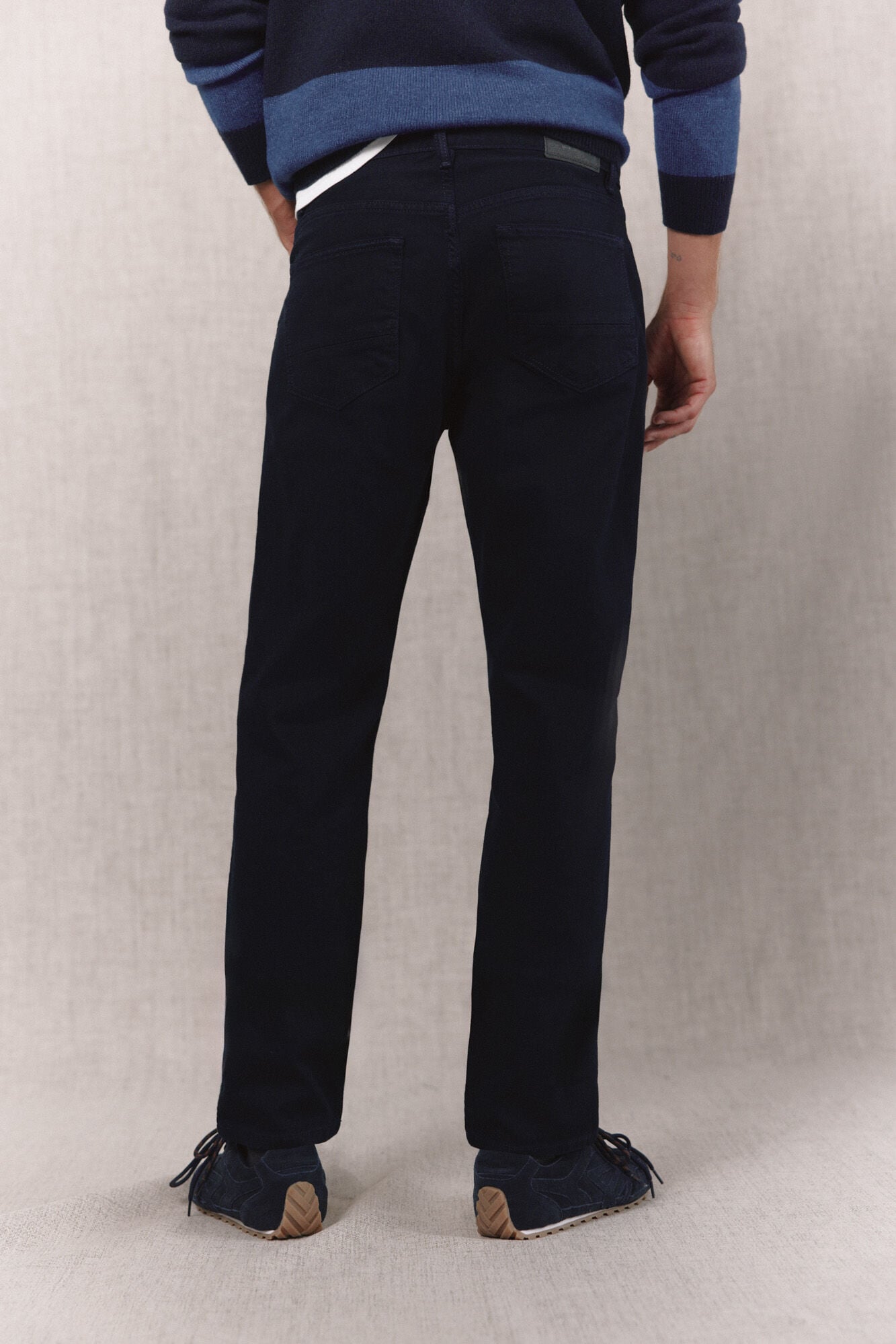 OOTO 5-pocket slim fit jeans Navy