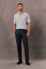 OOTO Pantal&oacute;n traje franela gris Gris oscuro