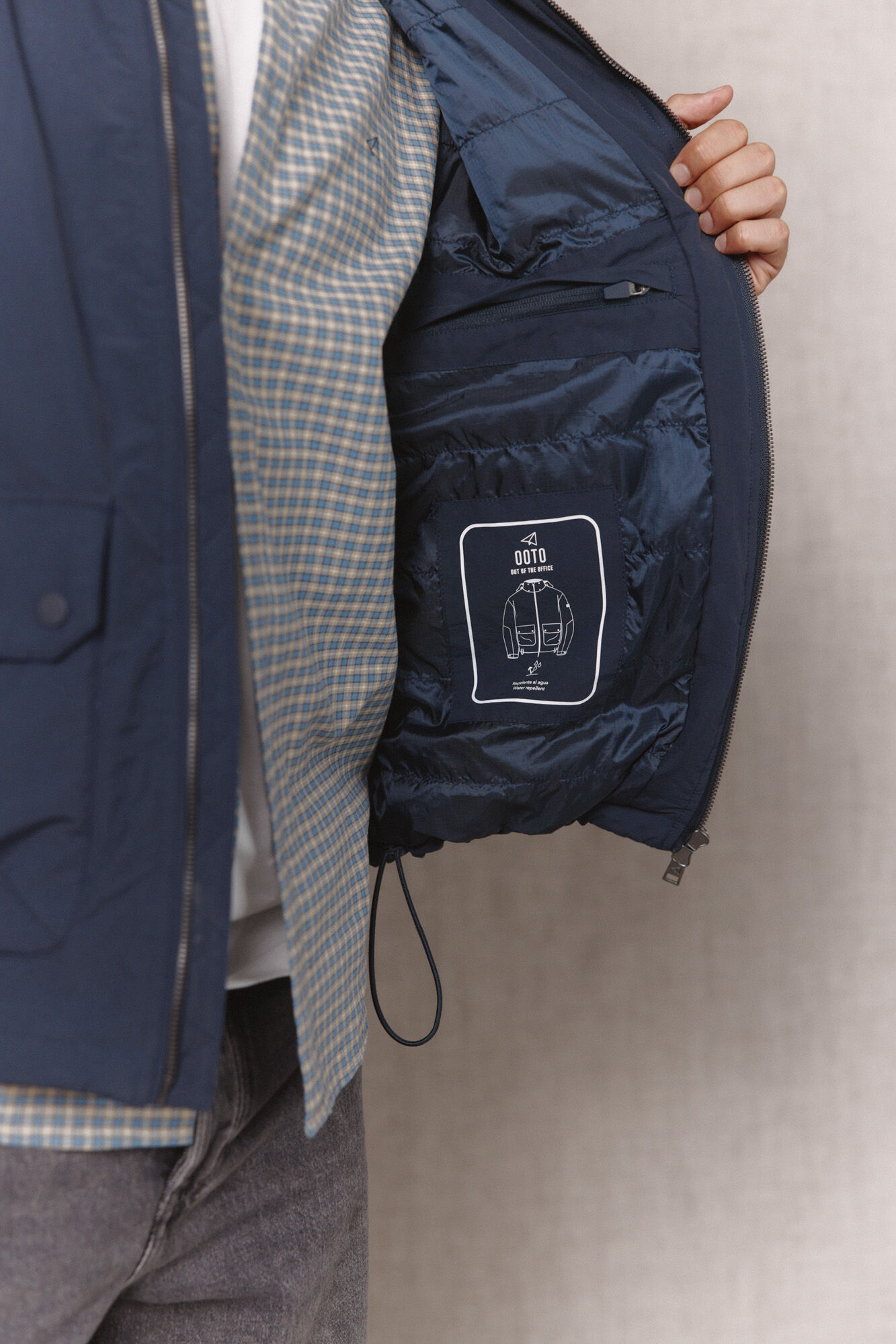 OOTO Technical pocket jacket Navy