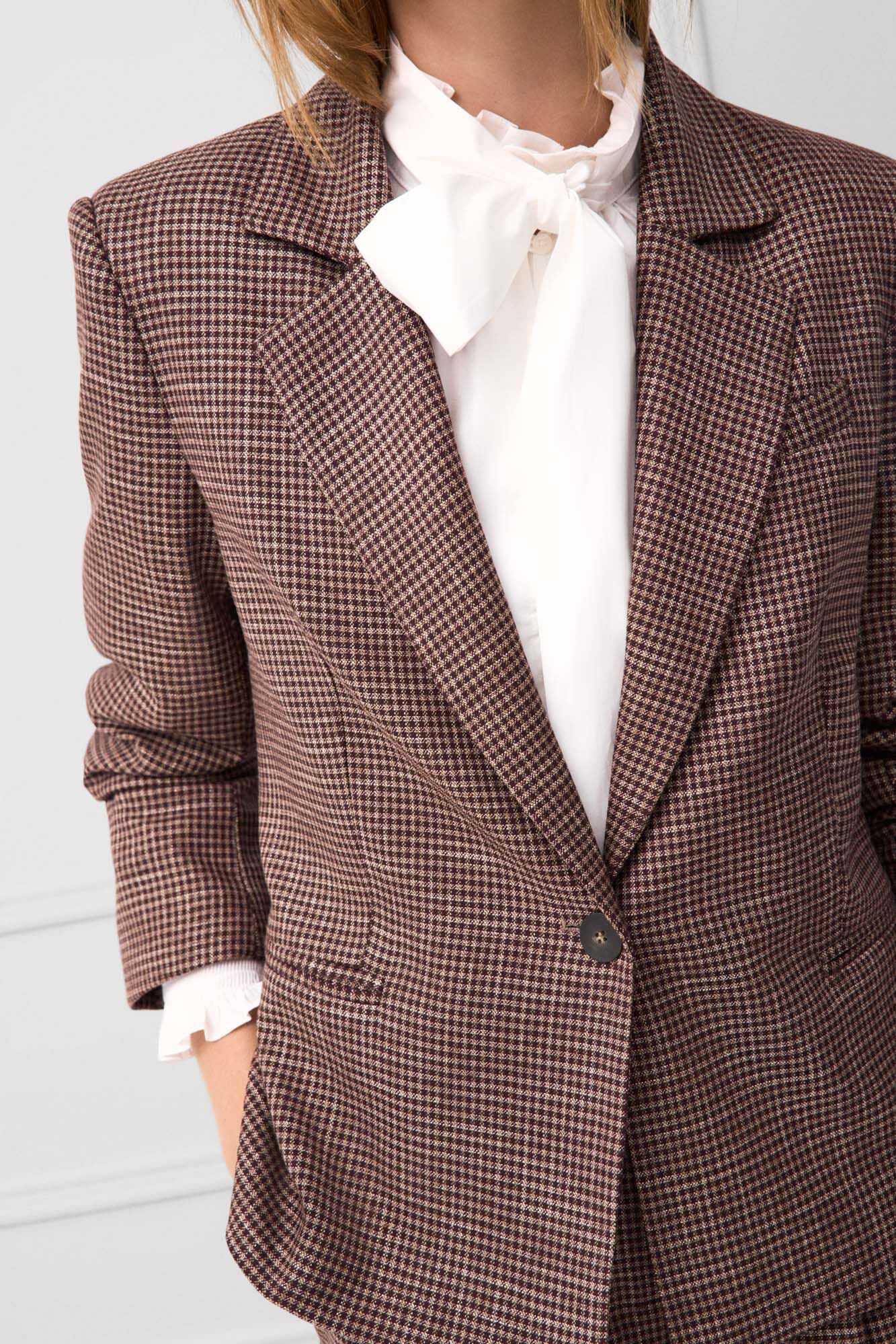 TFP by Tamara Falc&oacute; Blazer de cuadritos