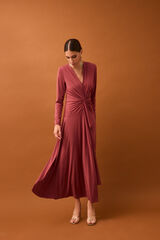 Pedro del Hierro Fluid knot detail dress Pink