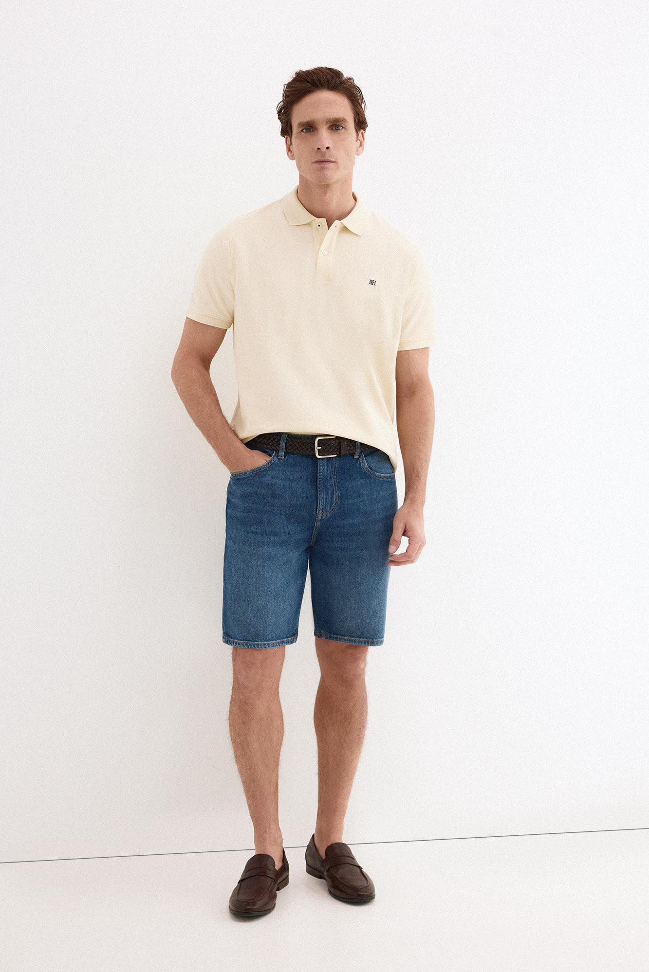 Pedro del Hierro Piqu&eacute; basic polo shirt