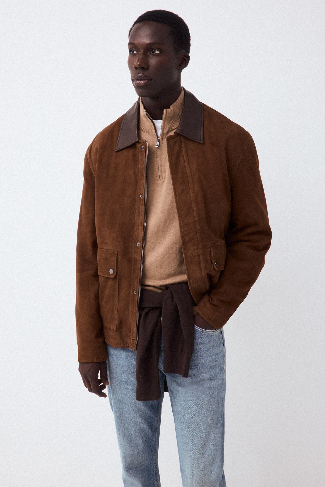 Pedro del Hierro Blus&atilde;o de pele