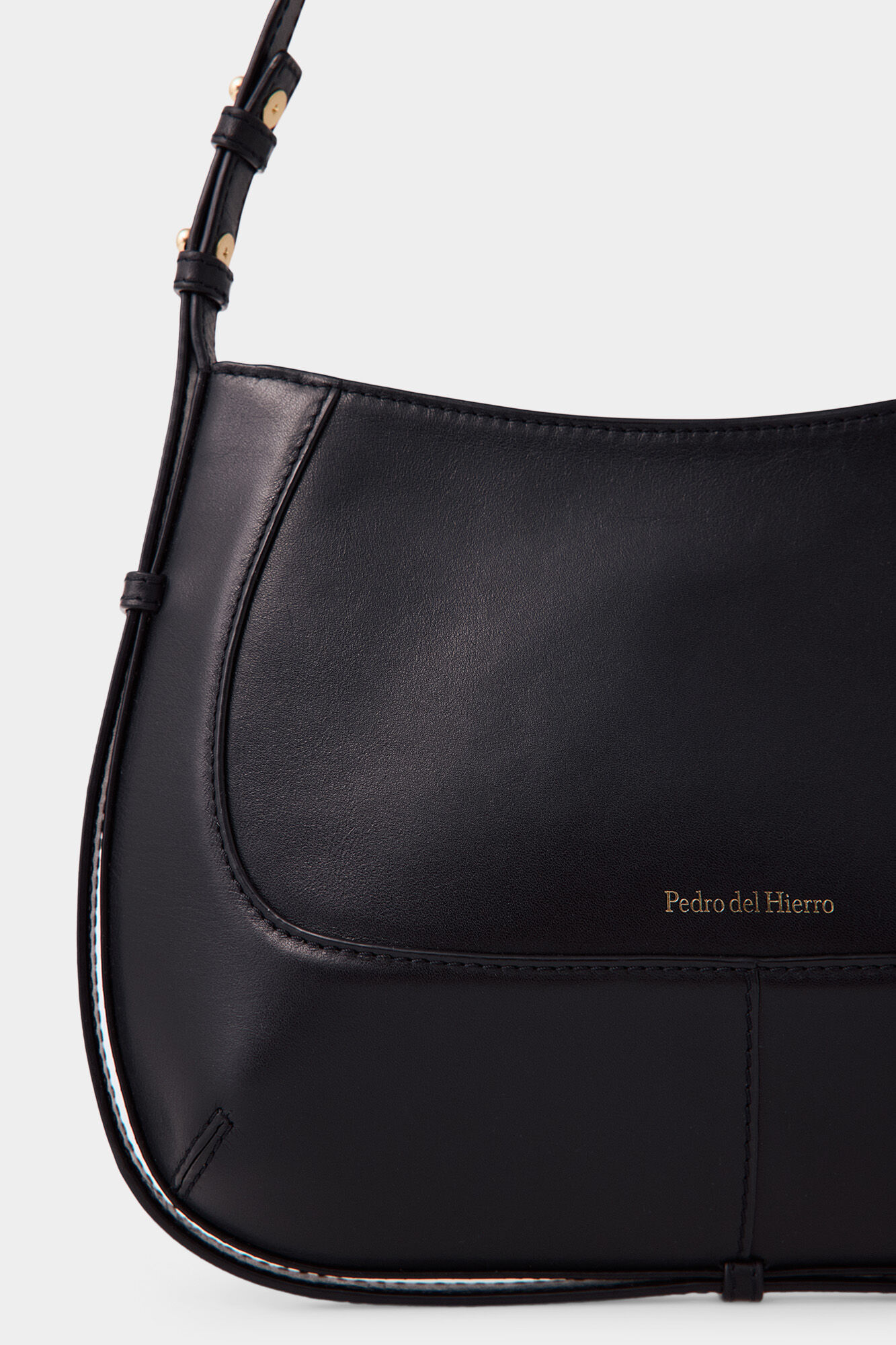 Pedro del Hierro Multiway leather handbag Black