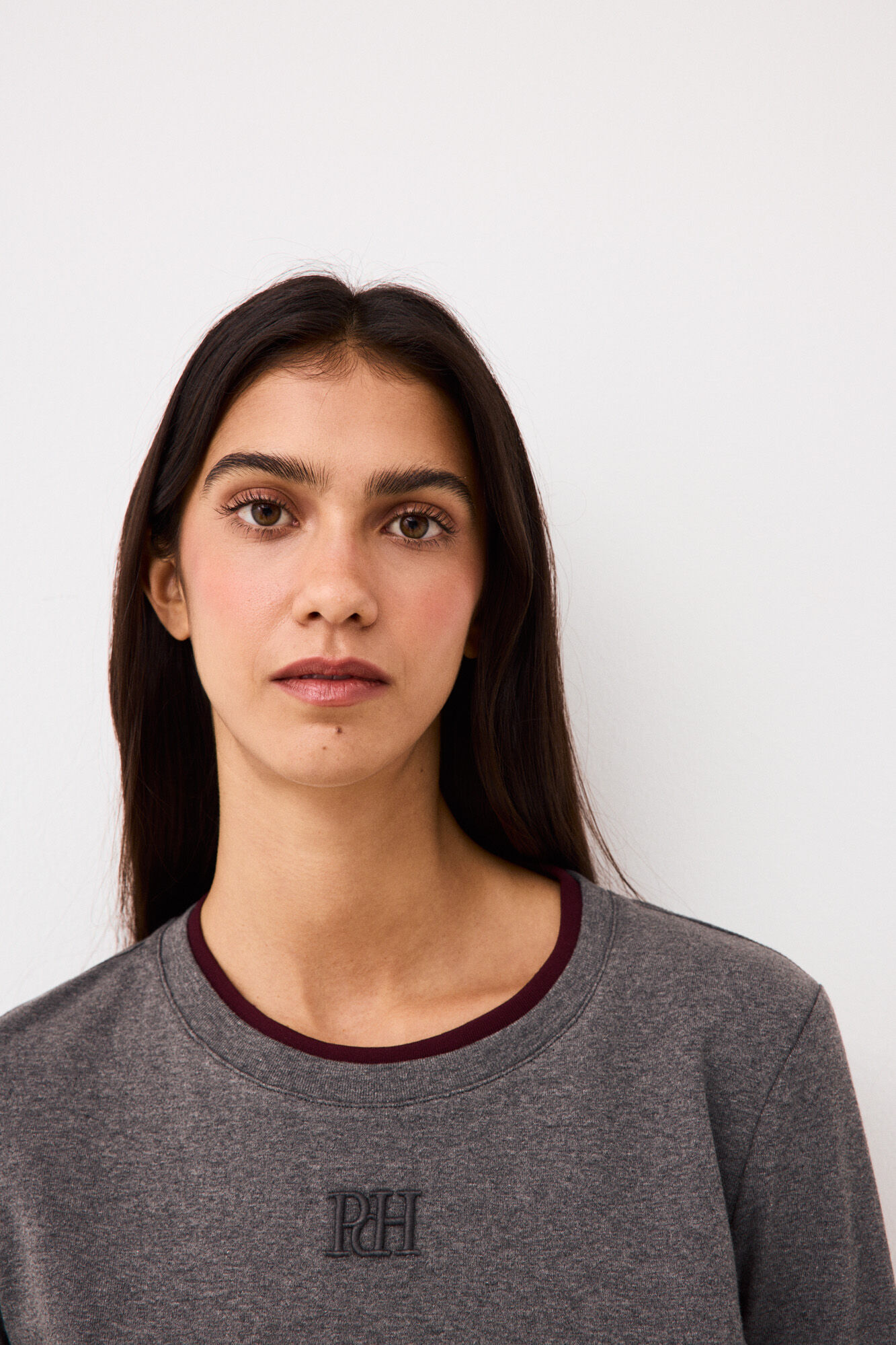 Pedro del Hierro Camiseta cuello doble bicolor