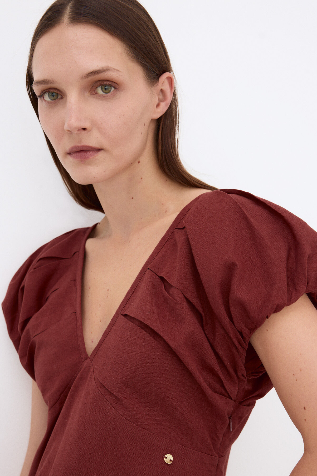 Pedro del Hierro Embroidered floral midi dress
