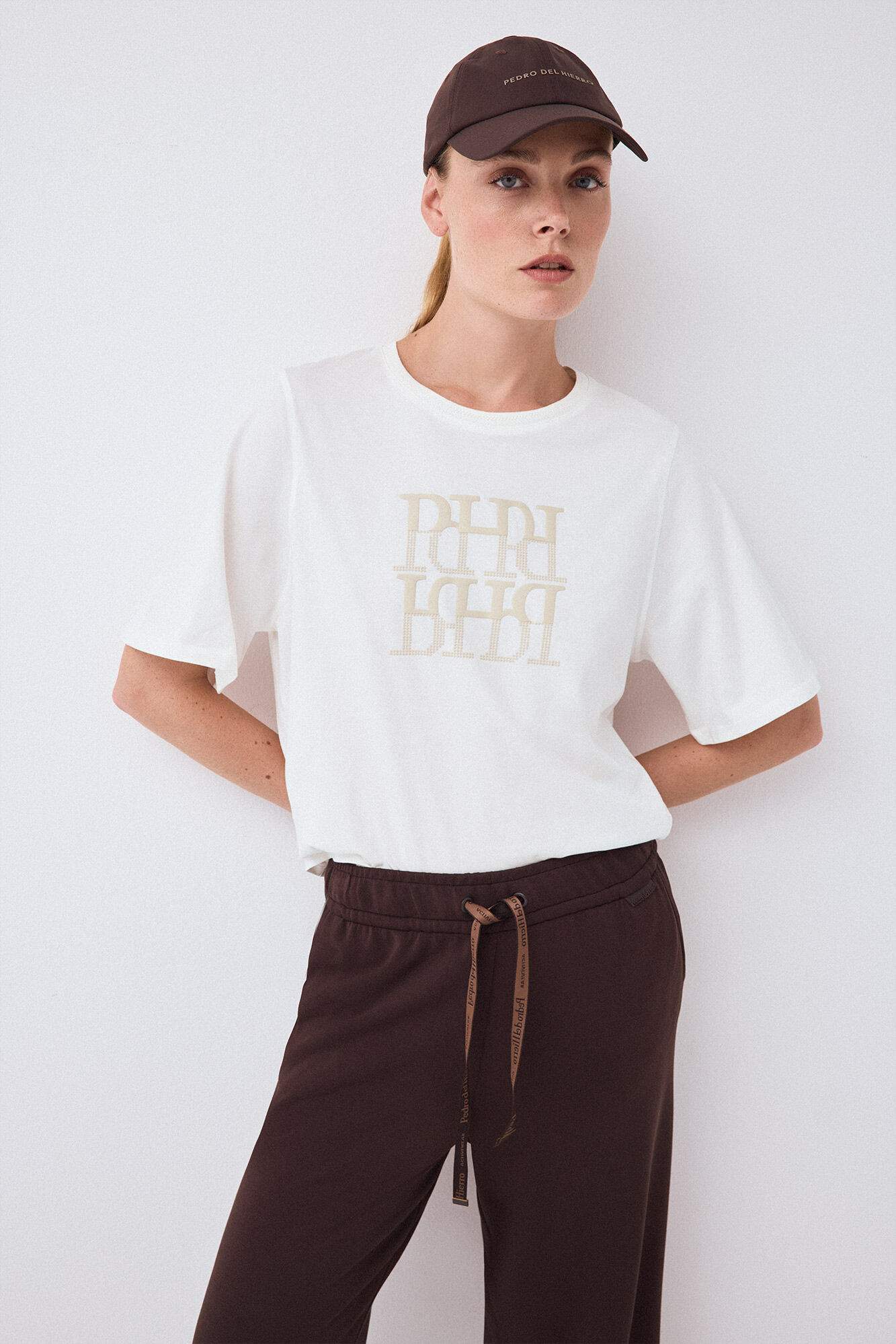 Pedro del Hierro Camiseta oversize activewear logo