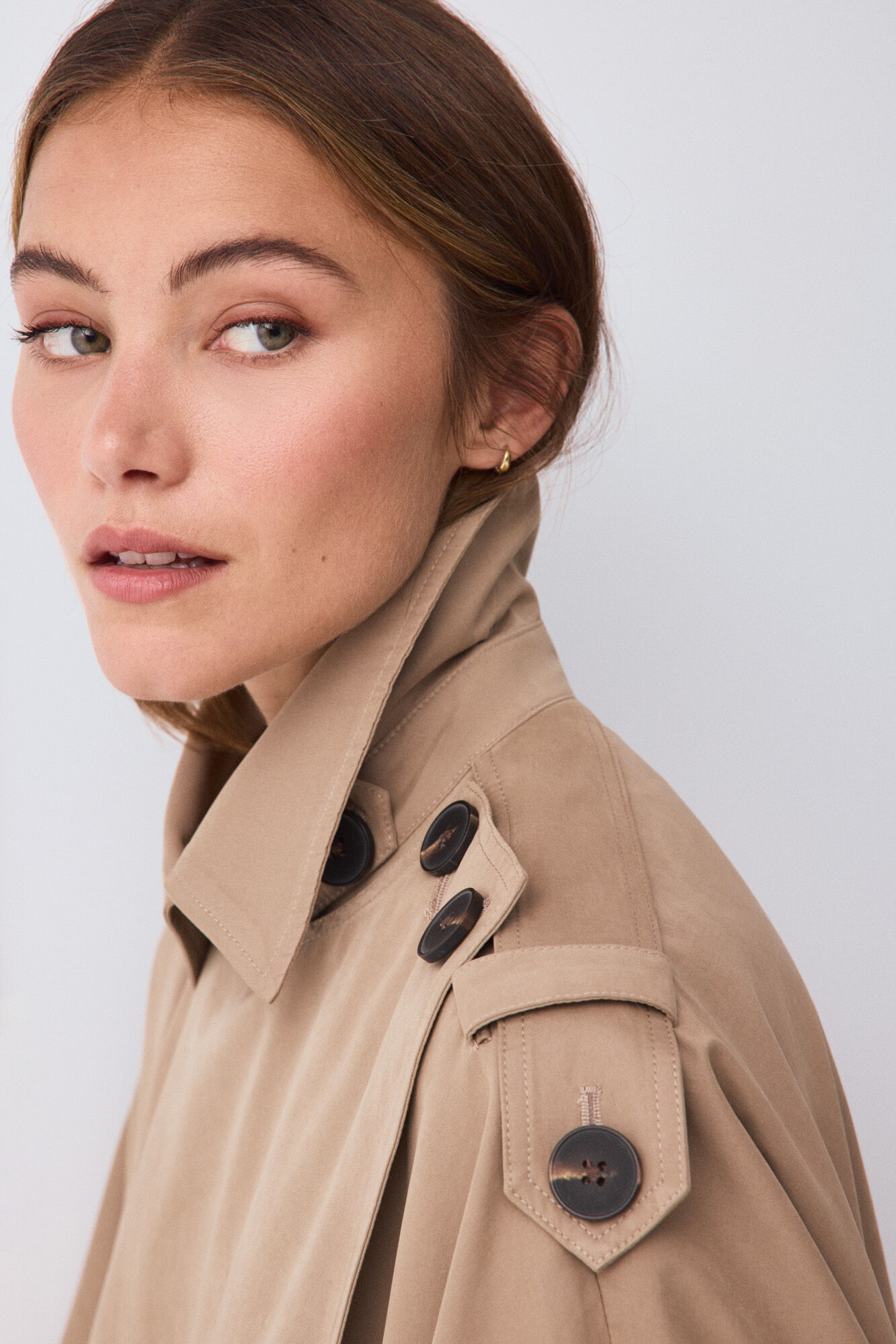 TFP by Tamara Falc&oacute; Loose long trench coat