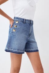 Pedro del Hierro Denim Bermuda shorts Blue