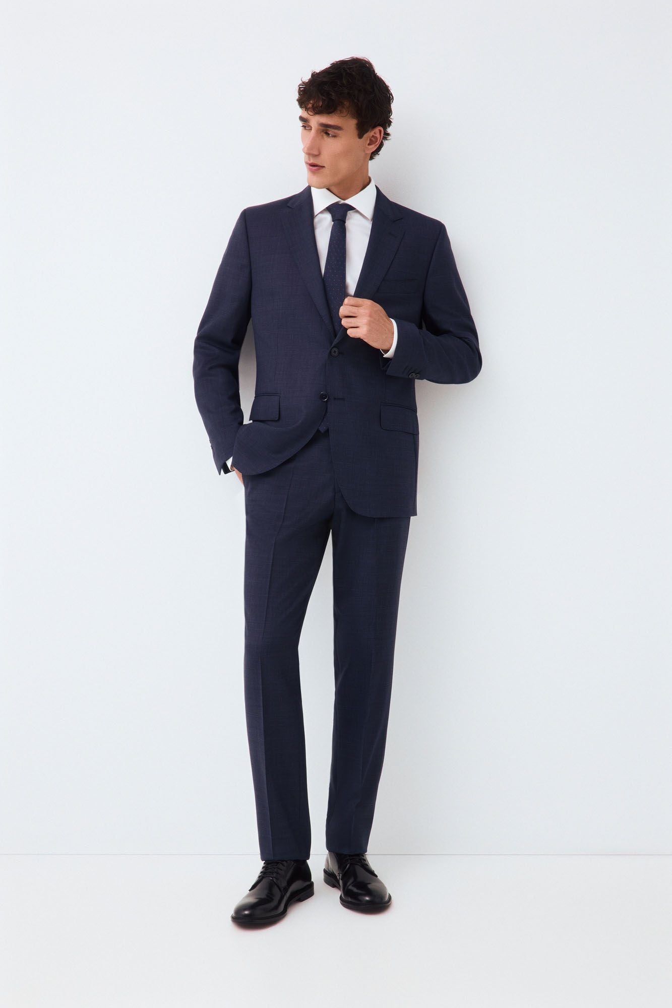 Pedro del Hierro Cal&ccedil;a de fato coordenado tailored em estrutura azul