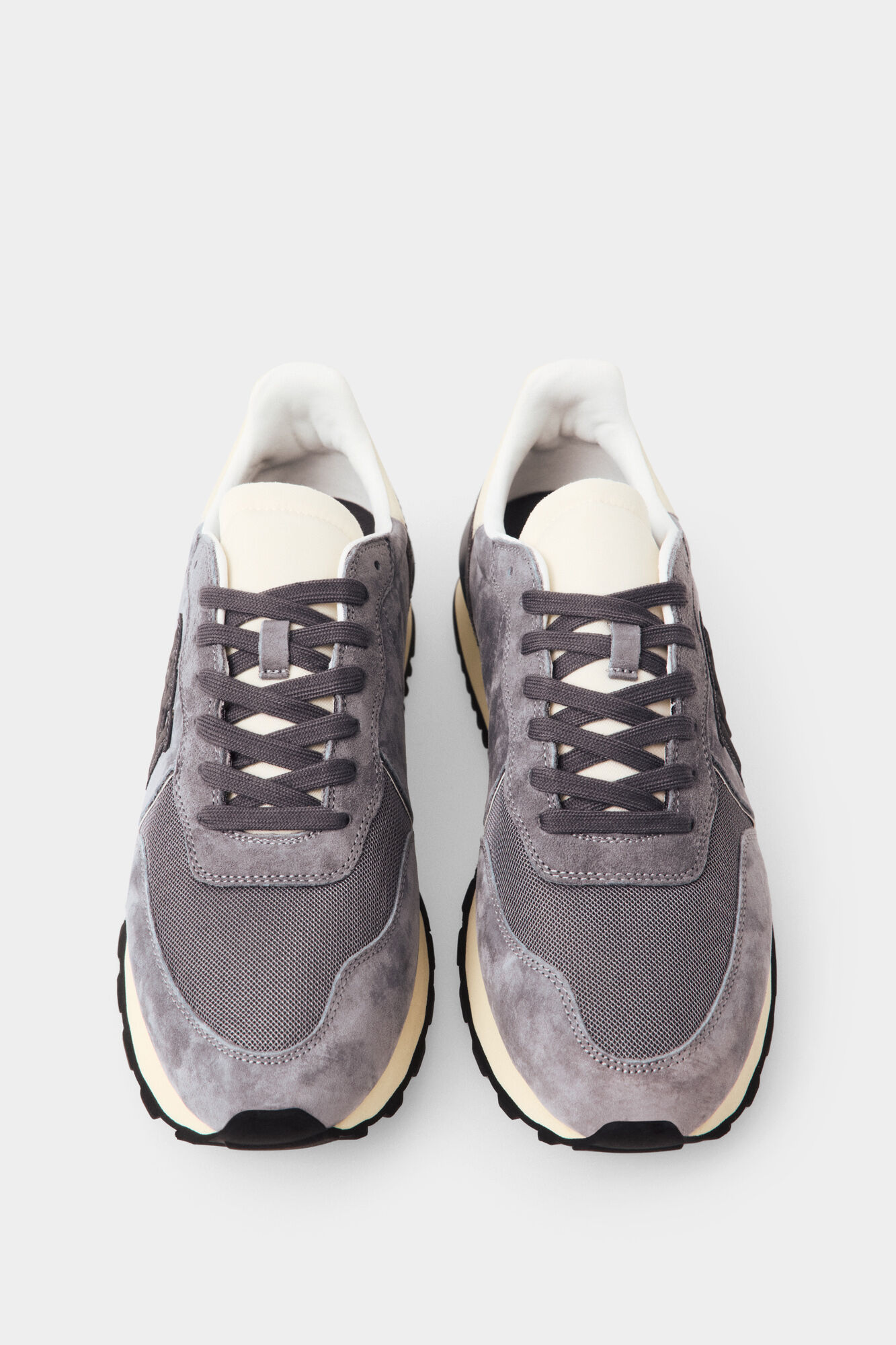 Pedro del Hierro Combined leather trainers