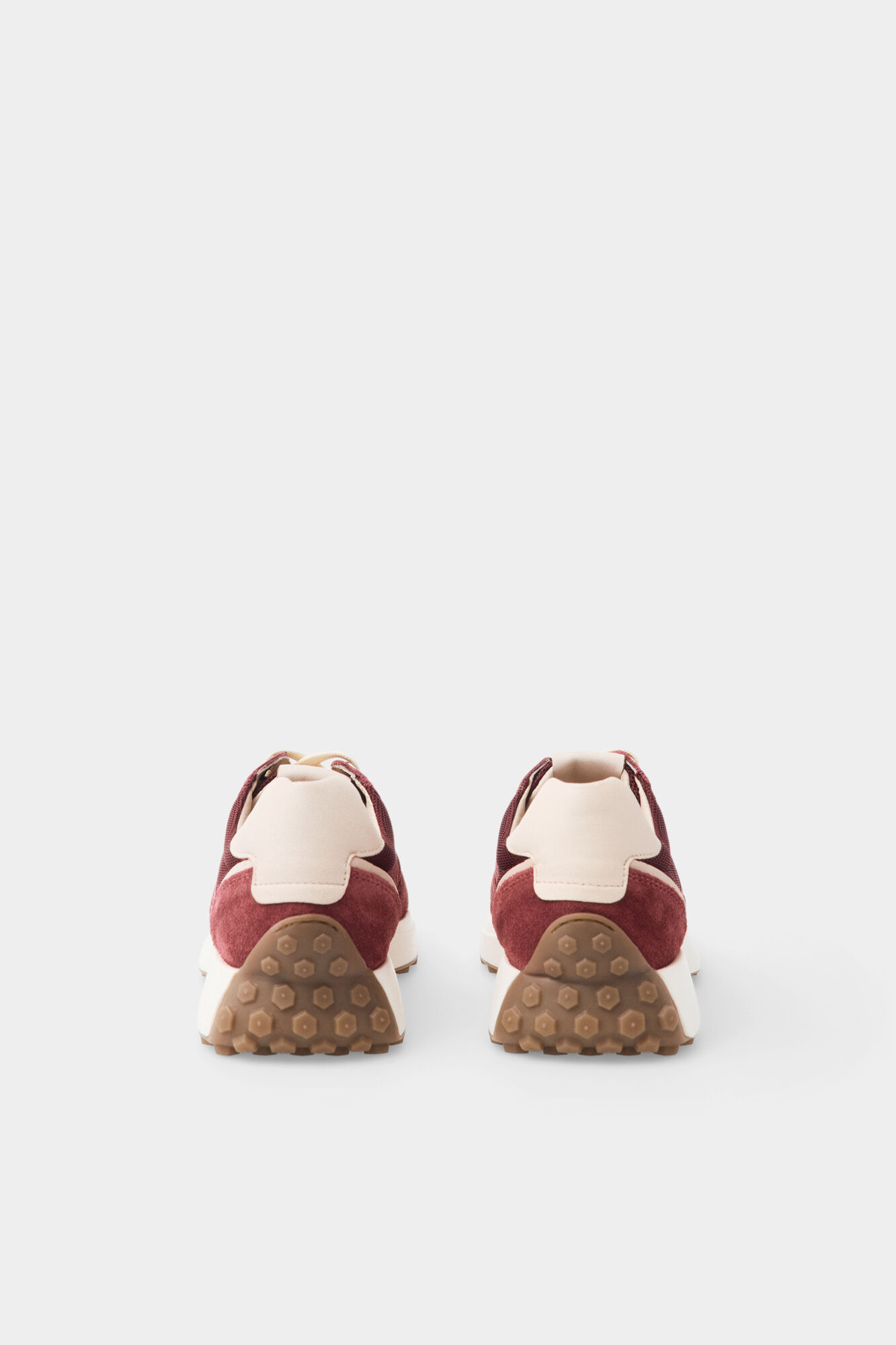 Pedro del Hierro Leather sneaker Burgundy