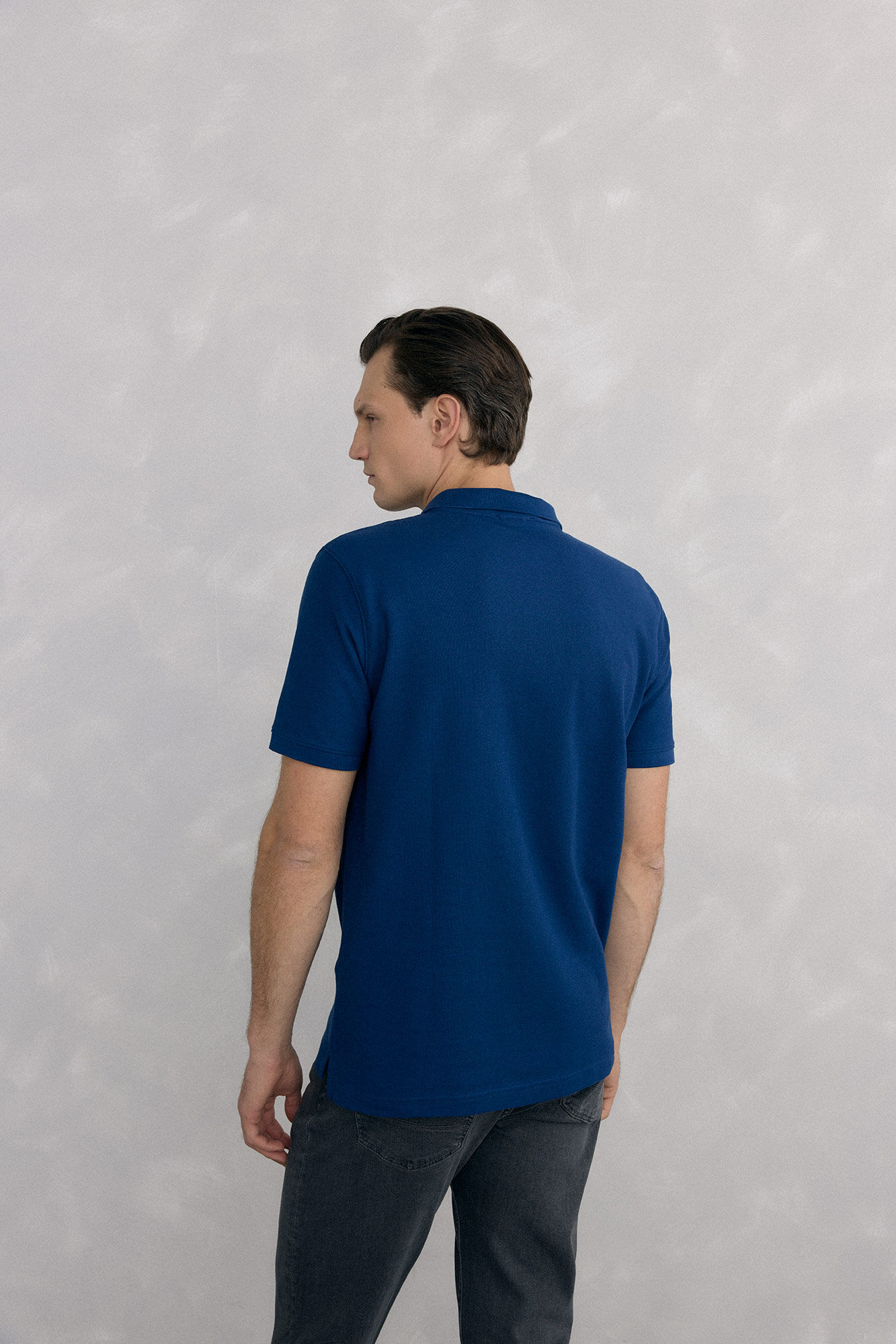 Pedro del Hierro Polo b&aacute;sico em piqu&eacute; Azul