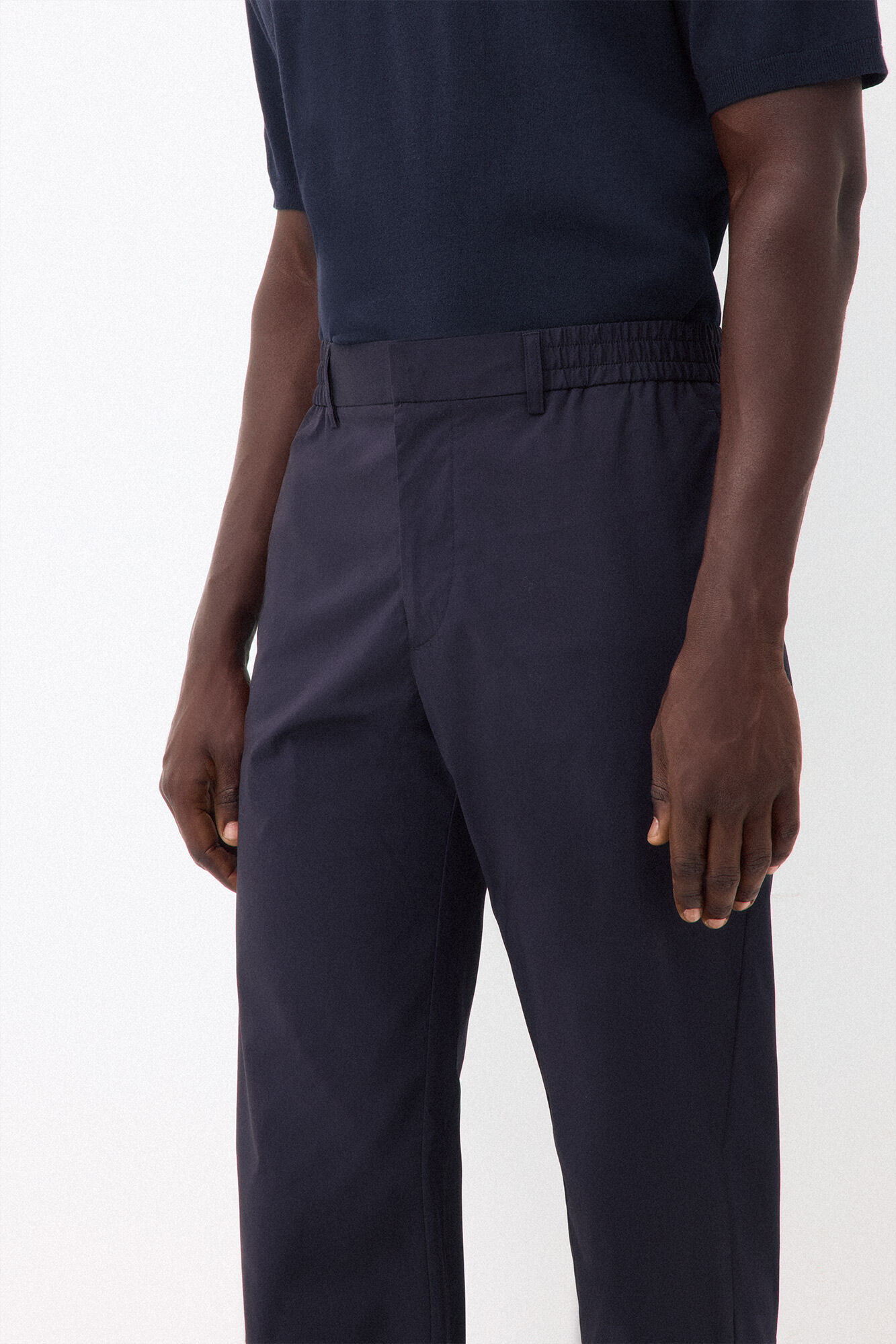 Pedro del Hierro Technical poplin regular chinos