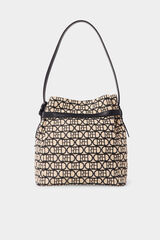 Pedro del Hierro Logo handbag Beige