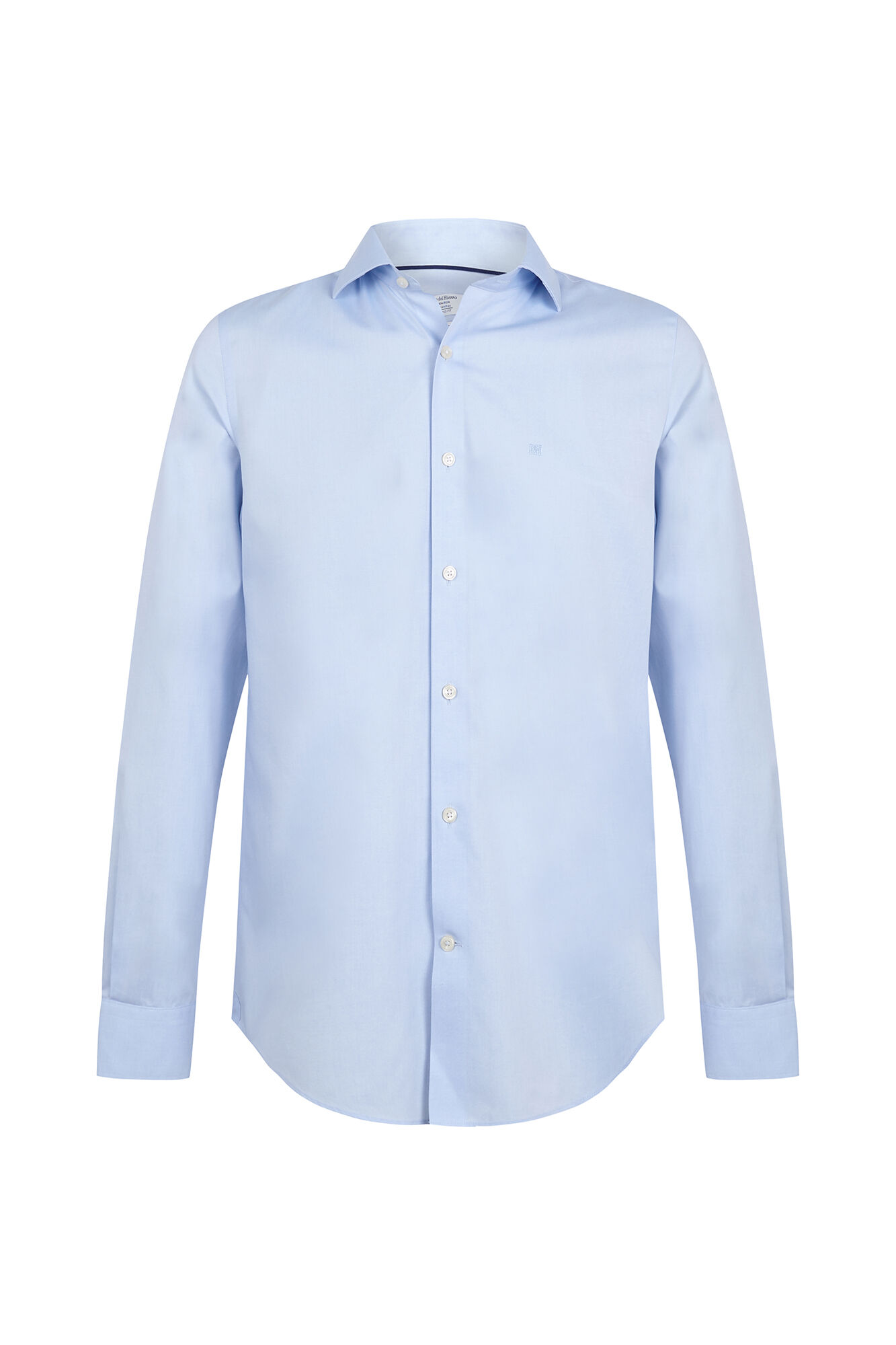 Pedro del Hierro Plain non-iron + anti-stain dress shirt Blue