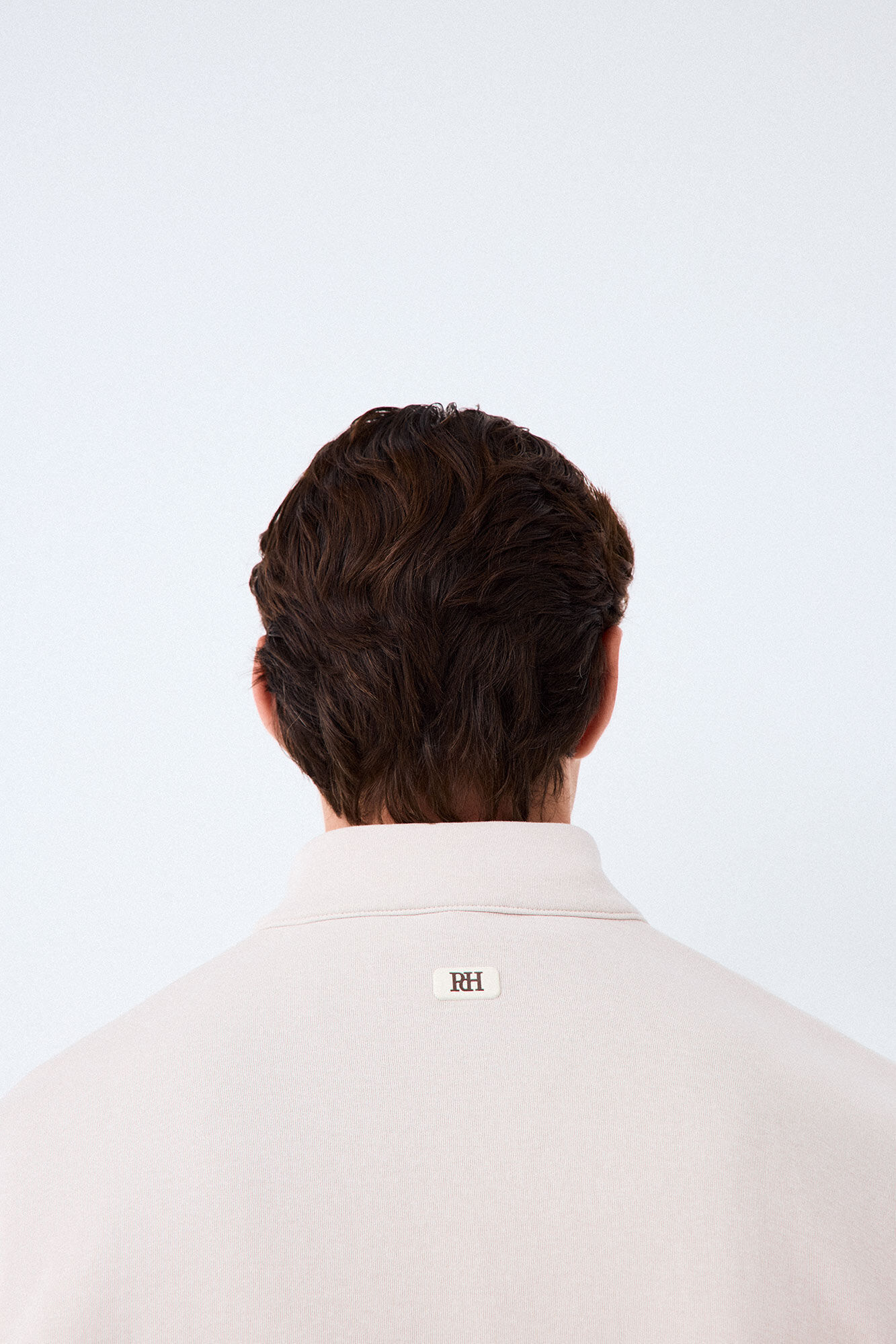 Pedro del Hierro Technical Golf funnel neck sweatshirt Beige