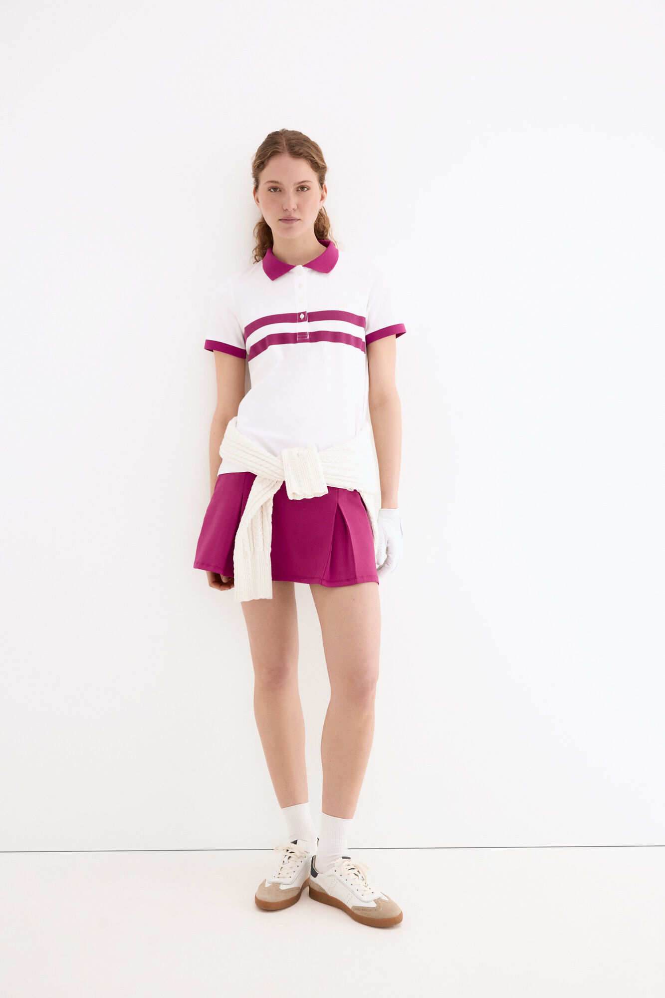 Pedro del Hierro Short sleeve polo shirt White