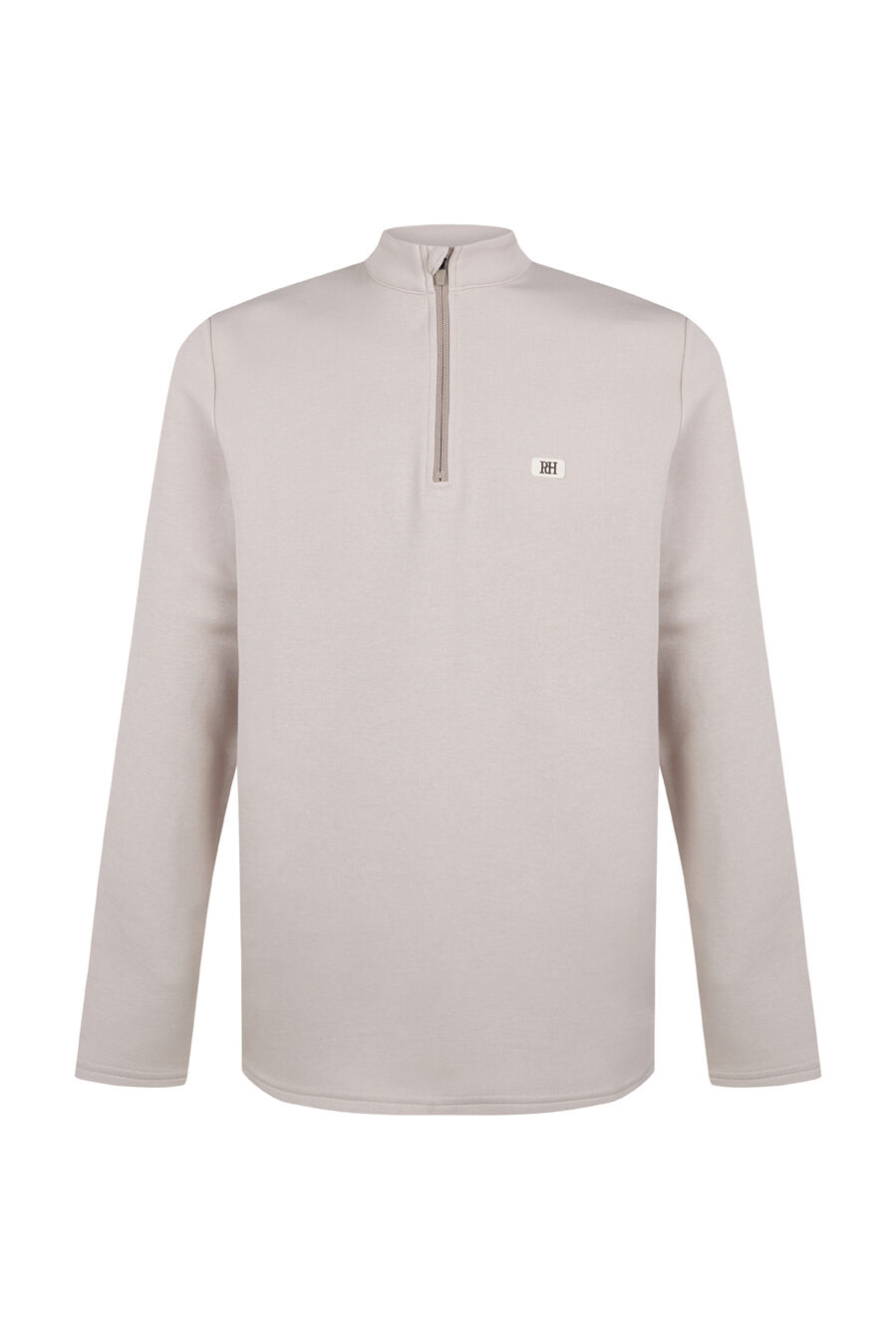 Pedro del Hierro Technical Golf funnel neck sweatshirt Beige